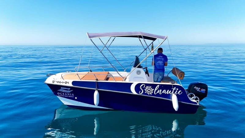 Malaga: 6-Seater Speedboat License-free Boat Rental - Key Points