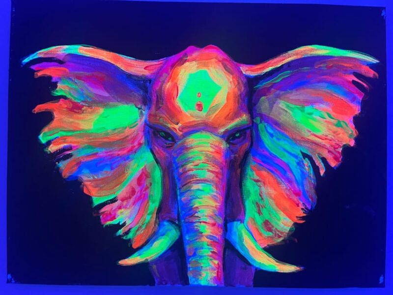 Málaga: Wine Gogh Glow Academy Paint and Sip Class - Key Points