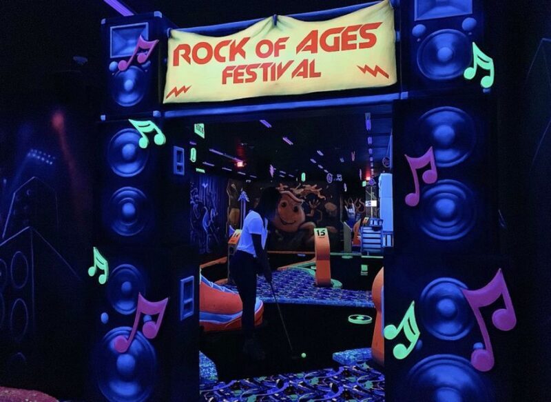 Mall of America: Rock of Ages Blacklight Mini Golf Ticket - The Sum Up