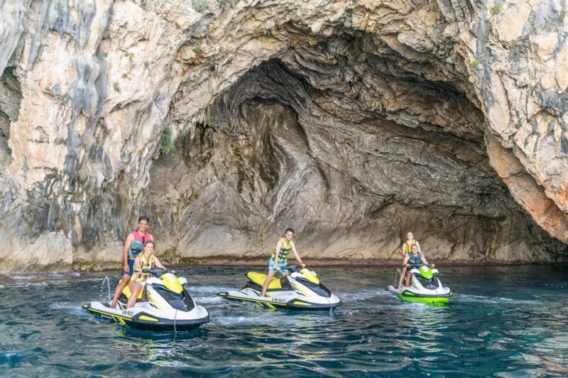 Mallorca Alcudia: Jack Sparrow Cave Jet Ski Tour - Key Points: