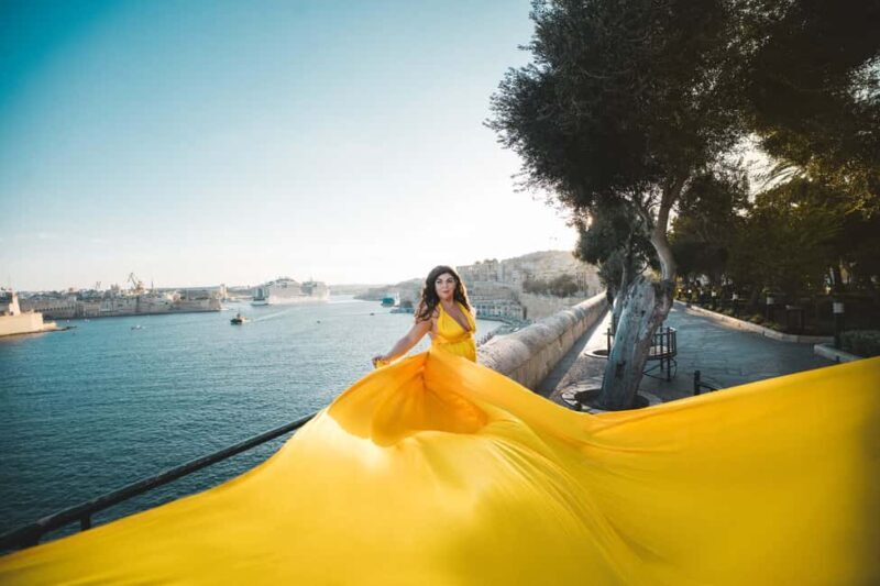 Malta: Flying Dress Photoshoot & Video Experience - An Inside Look at the Malta Flying Dress Photoshoot