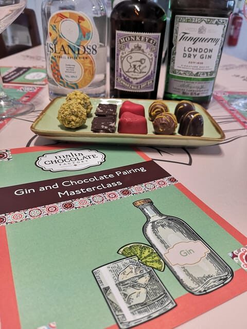 Malta: Gin and Chocolate Pairing Workshop - Key Points