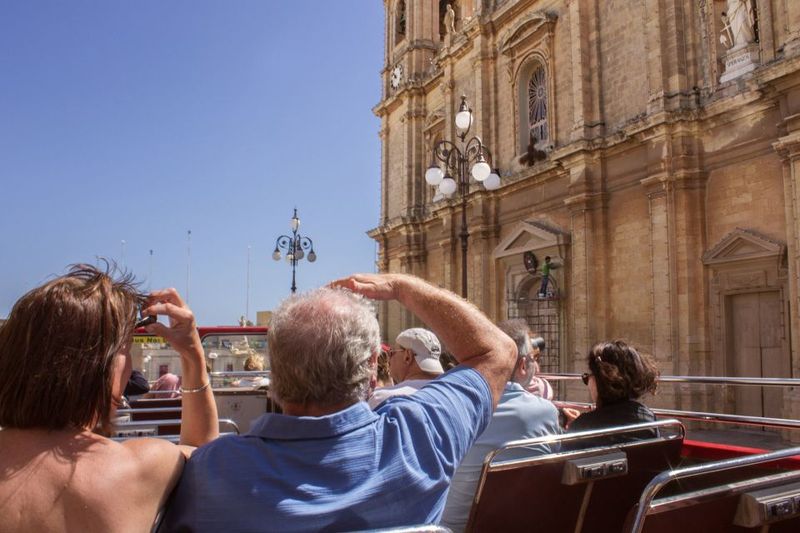 Malta: Hop-On Hop-Off Bus Tours - North Route (Blue): Mdina, Mosta, and the bays