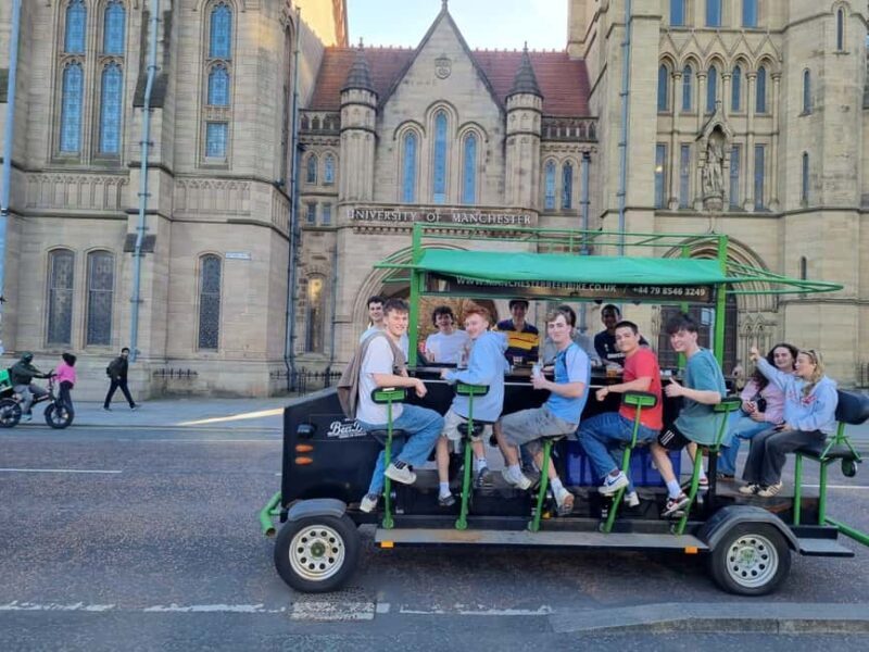 Manchester: Beer Bike Tour with Drinks and Music - FAQ about the Manchester Beer Bike Tour