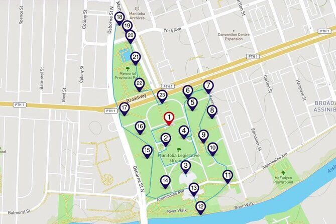 Manitoba Legislative Grounds: Smartphone Audio Tour - What You Can Expect From the Tour