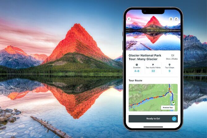 Many Glacier Self-Guided Audio Tour in Glacier National Park - Key Points