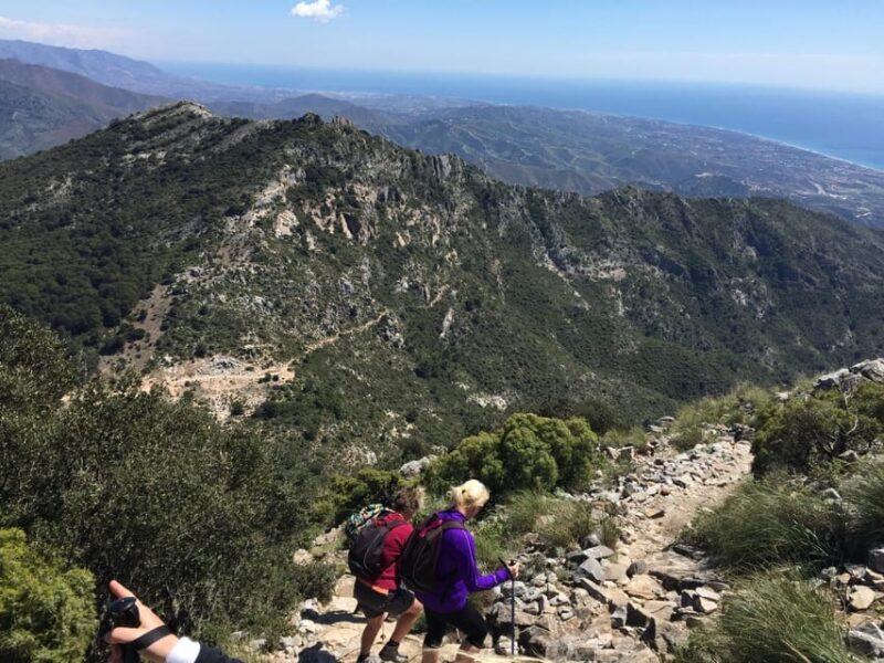 Marbella: "La Concha" mountain tour including snack and drink - The Rocky Ascent and Stair-Like Climb