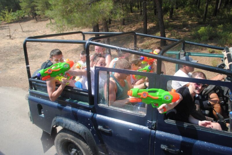 Marmaris Jeep Safari Water Fight, Colour and Foam Party - Key Points