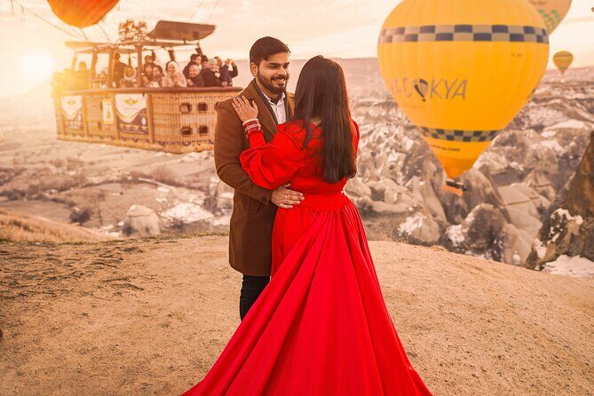 Marriage Proposal and Photoshoot in Cappadocia with Balloon view - Key Points