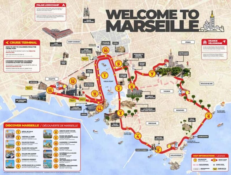 Marseille: City Sightseeing Hop-On Hop-Off Bus Tour - Key Points