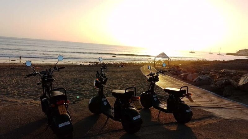 Maspalomas: Sunset E-Scooter Chopper 2 seat Guided Tour - The Experience with Guides and Group Size