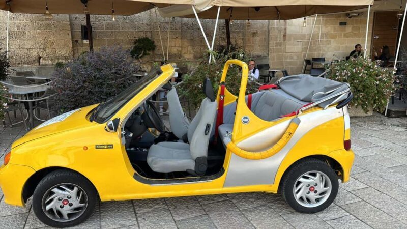 Matera: Relaxing tour of the Sassi with a Fiat 600 Cabriolet - A Comfortable and Unique Way to Discover Matera