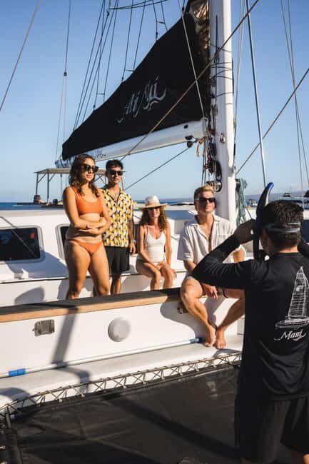 Maui: Luxury Catamaran Turtles & Tacos Snorkel - Key Points