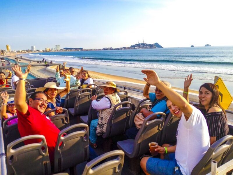 Mazatlán: Double-Decker Bus, Cliff Diving & Walking Tour - What to Expect from the Tour