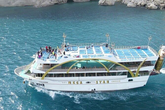 Mega Star Yacht Tour with Lunch, Foam Party & Transfer From Belek - Detailed Breakdown of the Itinerary