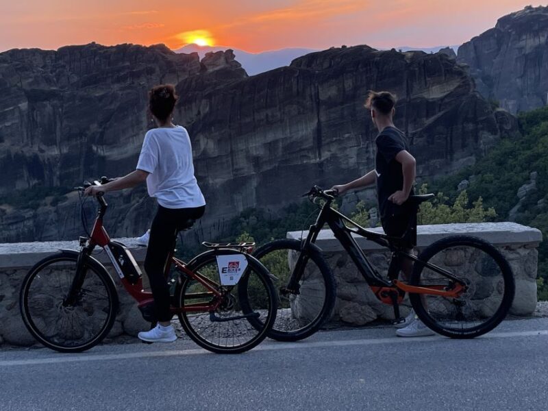 Meteora: E-Bike Epic Sunset Tour With Local Guide & Drink - Key Points