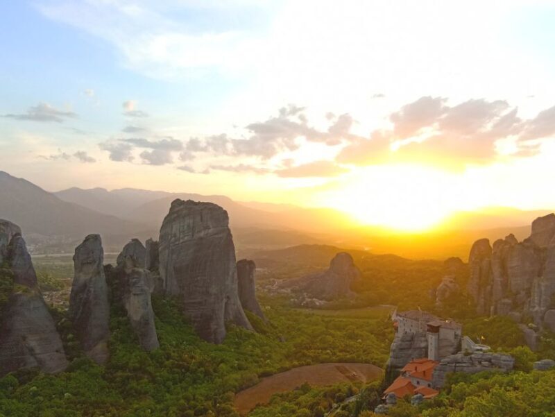 Meteora Sunset with Photos Stops & to the Cave of St. George - Key Points