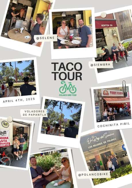 Mexico City: Taco Tasting Bike Tour in Polanco - Key Points