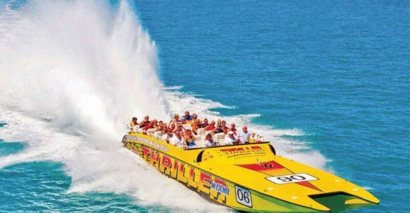 Miami: City Tour and Thriller Speedboat Adventure - Key Points