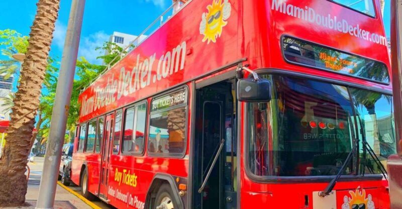 Miami: Double-Decker Bus Tour with Optional Boat Cruise - A Detailed Look at the Itinerary