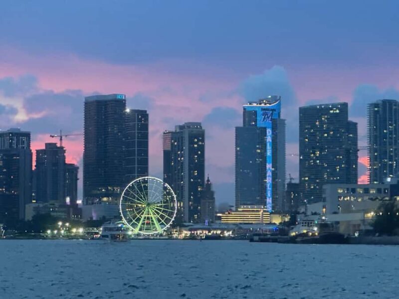 Miami Evening Sunset Cruise Millionaire Homes+Skyline Lights - What to Expect from This Sunset Cruise