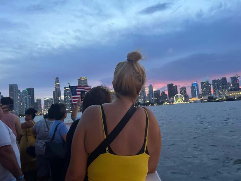 Miami Evening Sunset Cruise Millionaire Homes+Skyline Lights - The Downsides