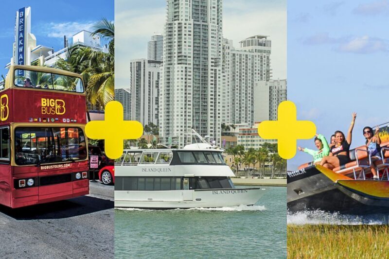 Miami: Everglades Experience, Bay Cruise & Open-Top Bus Tour - The Downside