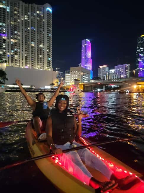 Miami: Guided LED-Lit Kayak Night Tour - Authentic Feedback from Participants