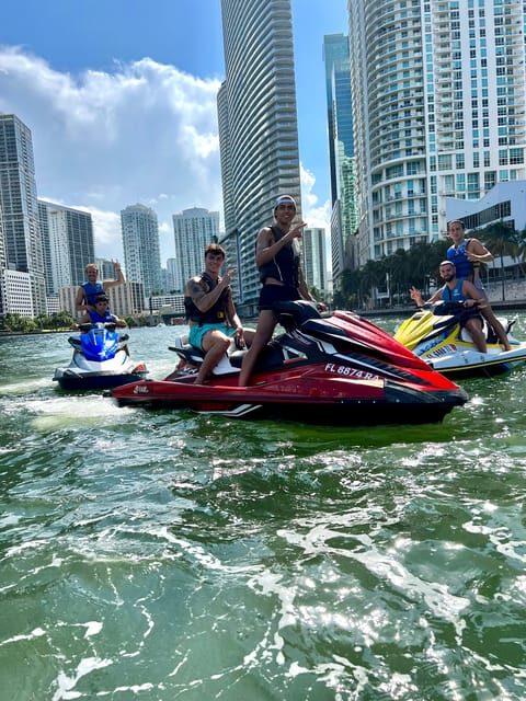 Miami: Jet Ski Adventure with Complimentary Speed Boat Ride - Key Points