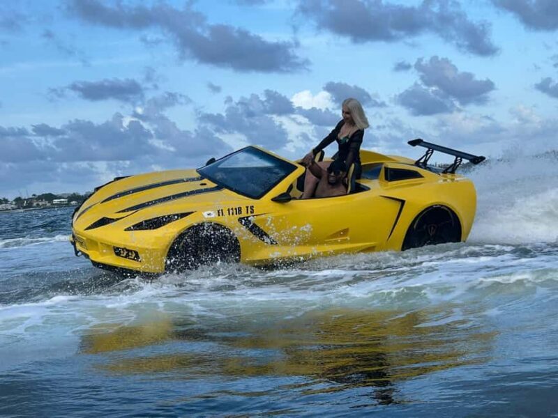 Miami JetCar: 1 Water JetCar Rental | 1h - Key Points