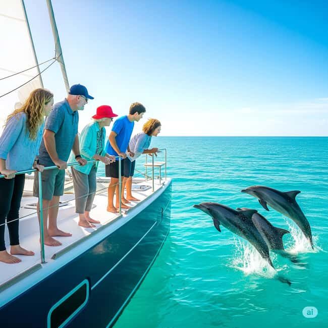 Miami: Key West Dolphin Watch or Snorkel Boat with pickup - Key Points