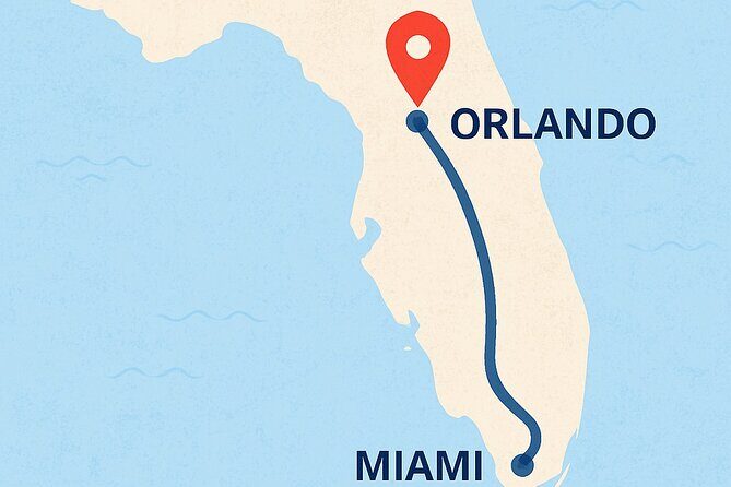 Miami - Orlando Transfer Up to 4 People - The Journey: From Miami to Orlando