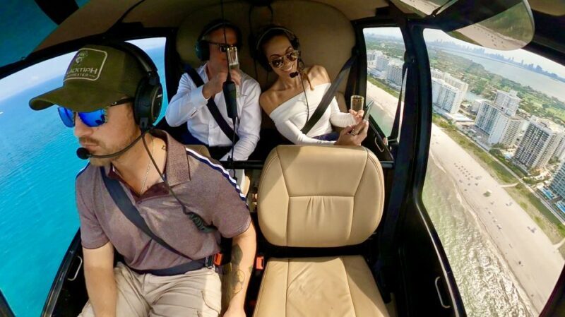Miami: Private Luxury Helicopter Flight with Champagne - An In-Depth Look at the Experience