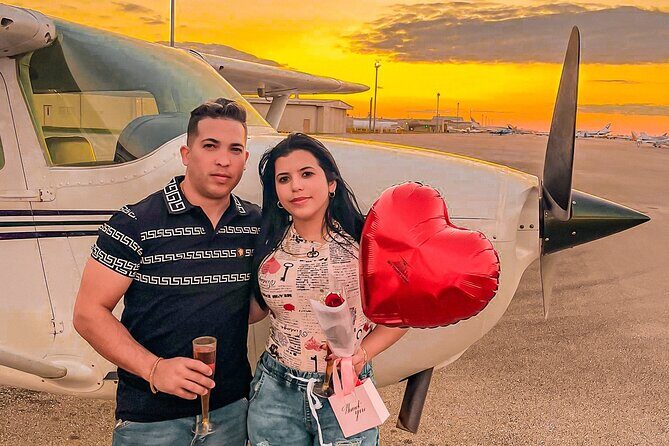 Miami: Romantic Sunset Private Airplane Tour with Free Champagne - Frequently Asked Questions