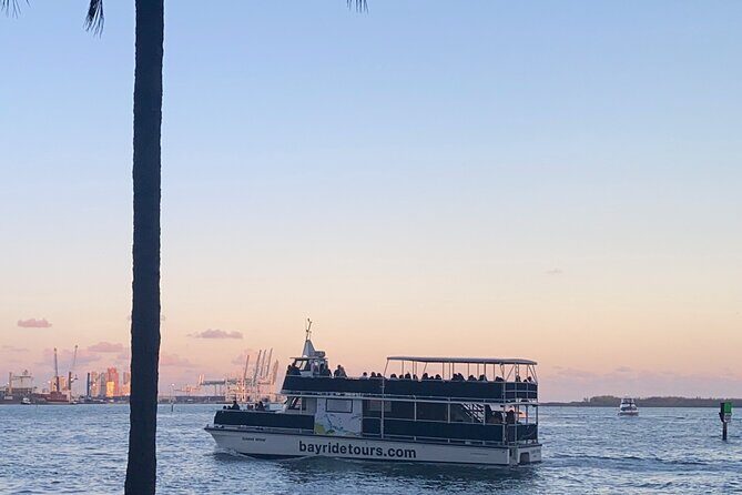 Miami: Skyline Sunset Cruise Biscayne Bay - What’s Not Included?