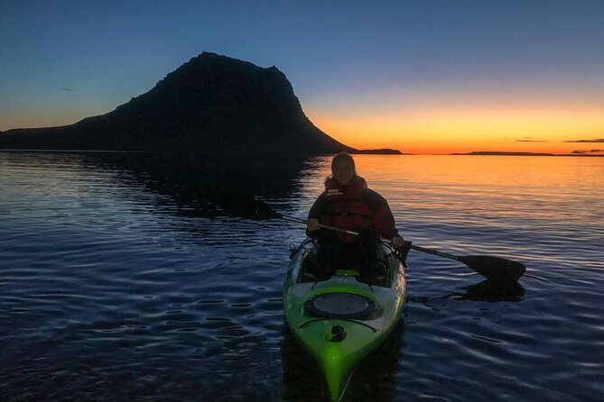 Midnight Sun Kayaking Adventure by Mt. Kirkjufell - Key Points