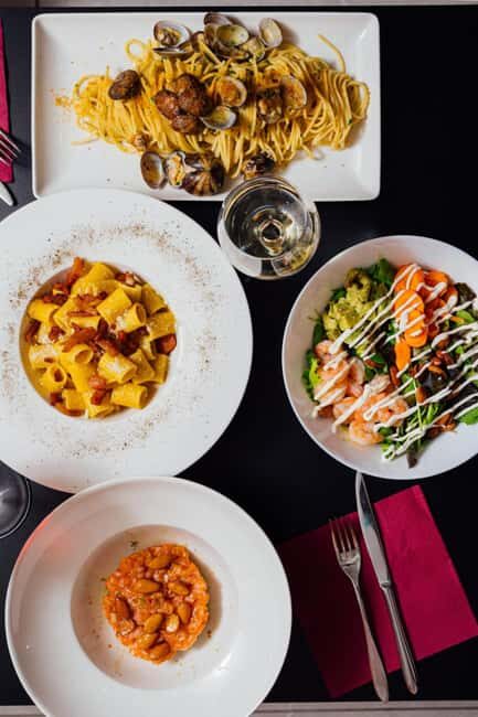 Milan: Italian Seafood Experience with Welcome Wine - FAQs