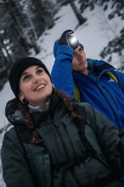 Milky Way: night snowshoe hike with a typical dinner in a mountain hut - Key Points