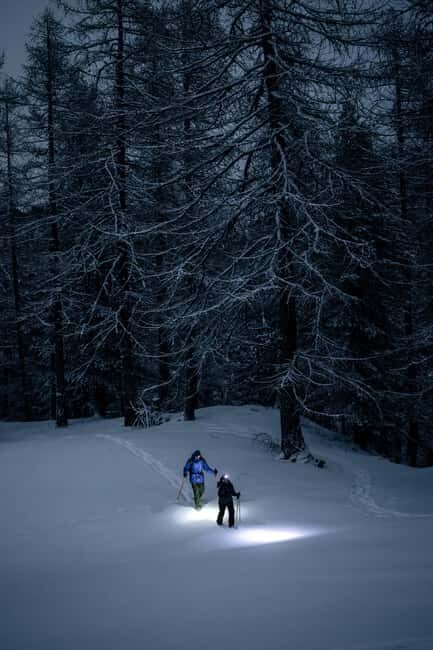 Milky Way: night snowshoe hike with a typical dinner in a mountain hut - What to Expect from the Night Snowshoe Experience