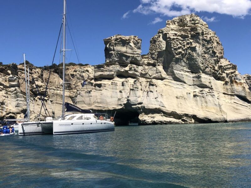 Milos: Half-Day Morning Catamaran Cruise to Kleftiko - A Deep Dive into the Milos Catamaran Experience