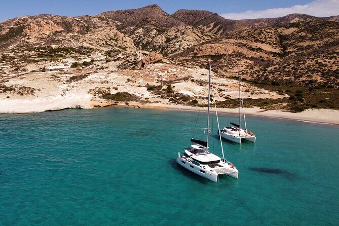 Milos & Poliegos Catamaran Cruise Homemade Full menu BBQ & Drinks - An In-Depth Look at the Experience