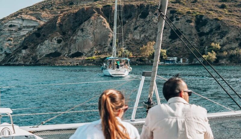 Milos: Private Catamaran Cruise to Kleftiko and Polyegos - Value for Money