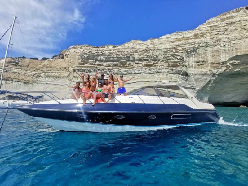 Milos: Private Motor yacht cruise to Kleftiko - Sykia - Key Points