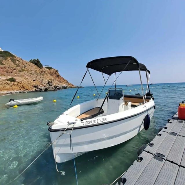 Milos: Rent a boat with or without Skipper - Key Points