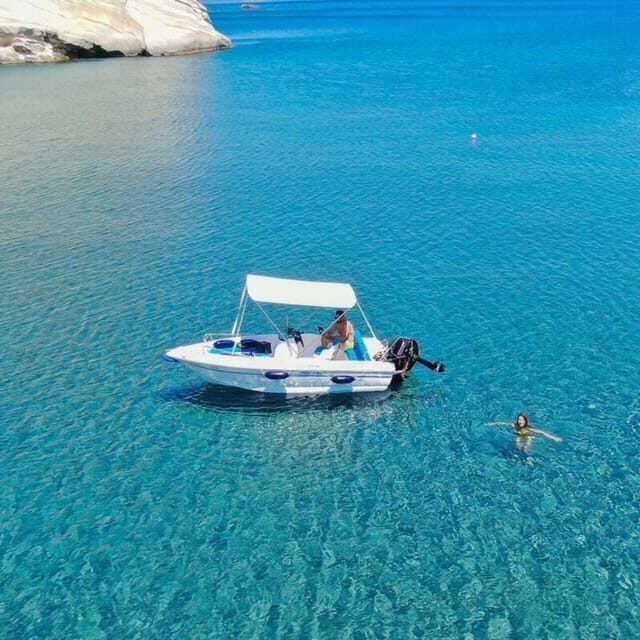 Milos: Rent a boat without License - FAQ