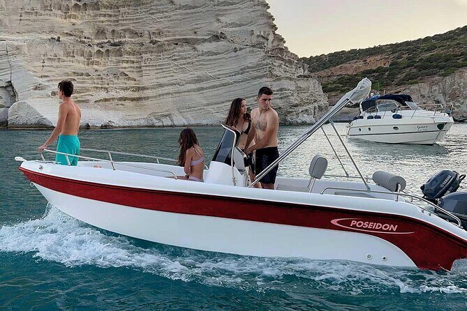 Milos Self Drive Private Boat - No License Required, APHRODITE II - What to Expect from the Milos Self-Drive Boat Experience