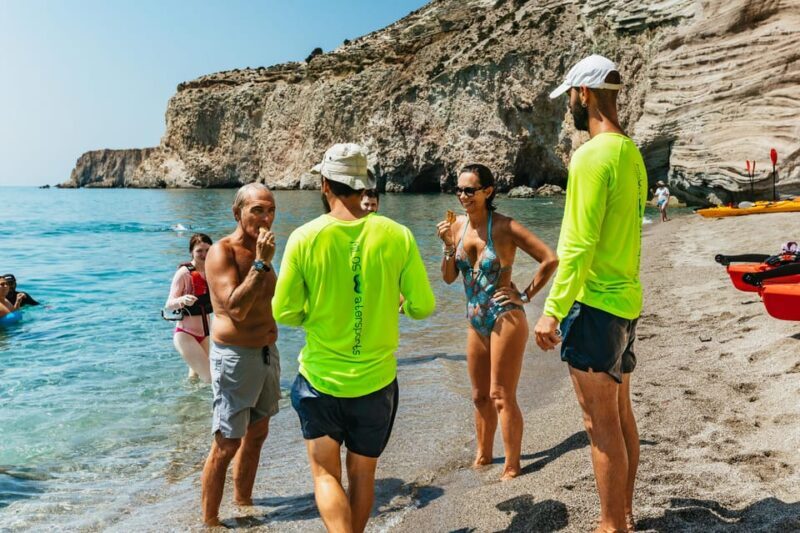 Milos: Tsigrado and Gerakas Beach Kayaking Tour - The Experience in Detail