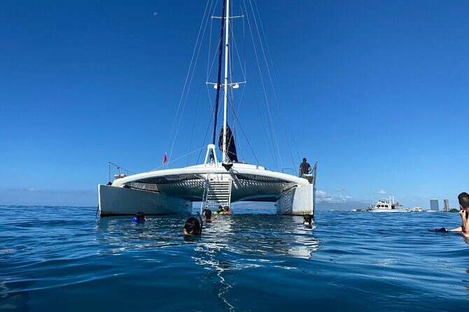 Moanas SwimnSail Cocktail Cruise Along the Waikiki Coast - A Closer Look at the Moanas SwimnSail Cocktail Cruise
