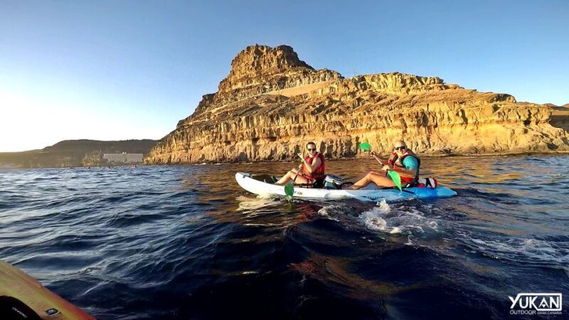 Mogán: Guided Kayak to Caves and Snorkeling Tour - Key Points