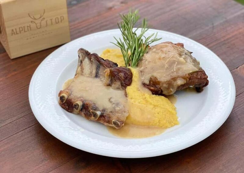 Monte Rosa: a typical lunch at a mountain lodge with a view of the mountains - Things to Consider